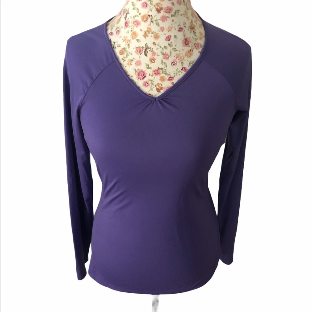 REI Women Fitness Sport Shirt Long Sleeve Sz XS